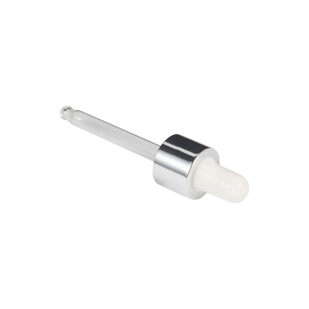 Aluminum Cap with Silicon Rubber Caps Dropper Pipette Used to Cosmetic